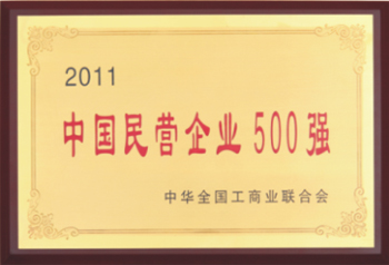 杭州叉車榮譽(yù)-中國民營企業(yè)500強(qiáng)